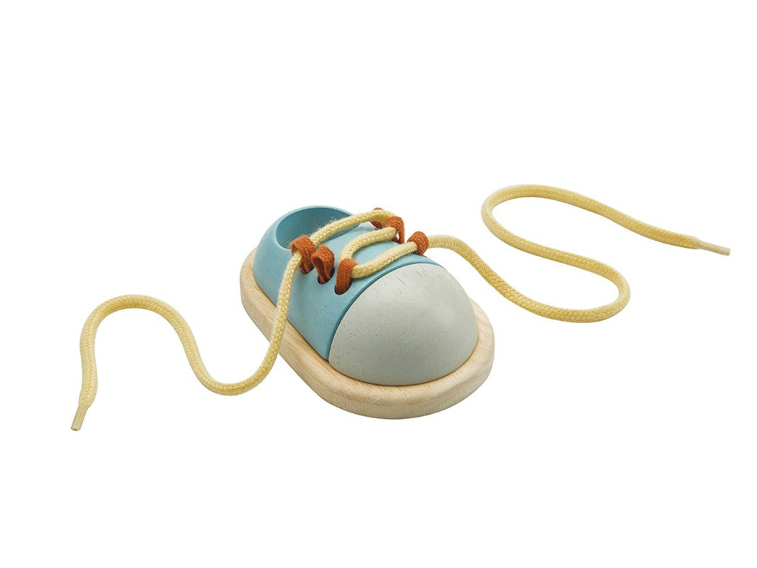 PlanToys Tie-Up Shoe - Orchard - Laadlee