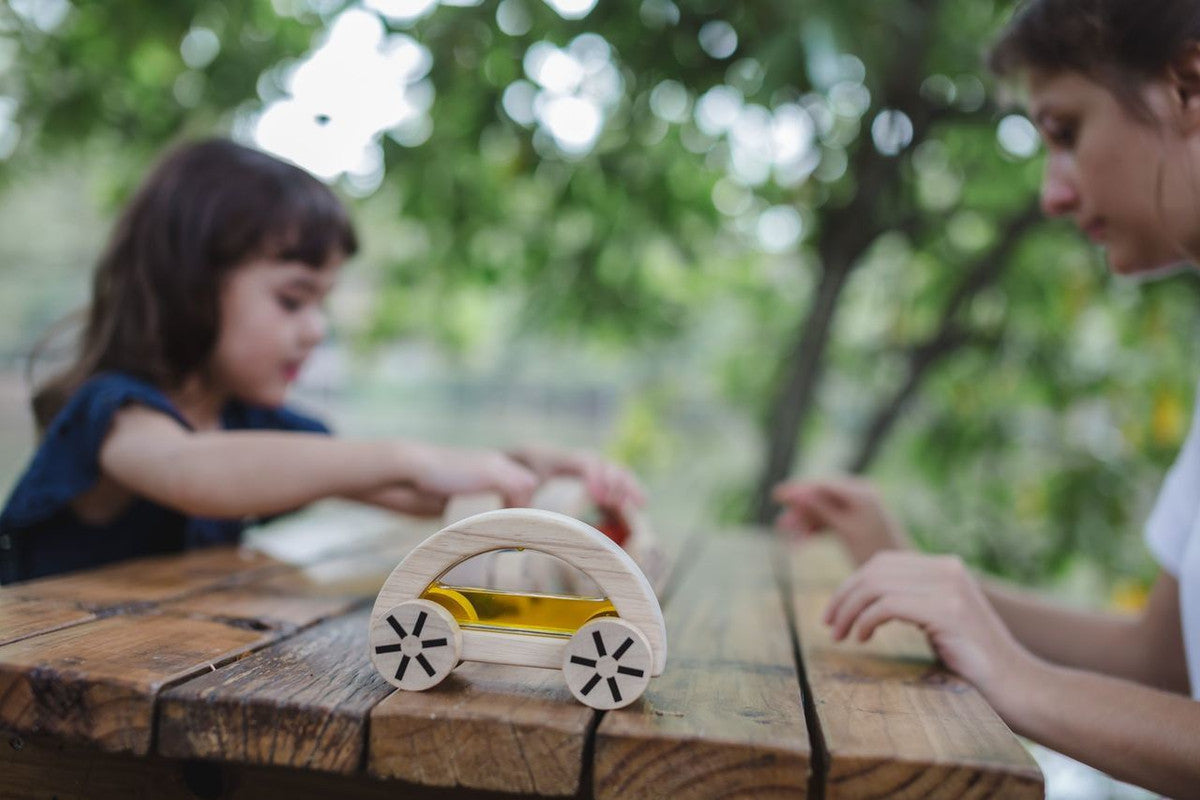 PlanToys Wautomobile - Yellow - Laadlee
