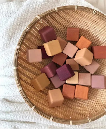 SABO Concept - Wooden Blocks Set 24-pc - Marsala - Laadlee