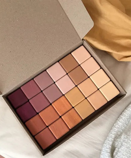 SABO Concept - Wooden Blocks Set 24-pc - Marsala - Laadlee