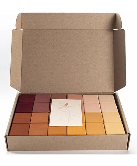 SABO Concept - Wooden Blocks Set 24-pc - Marsala - Laadlee
