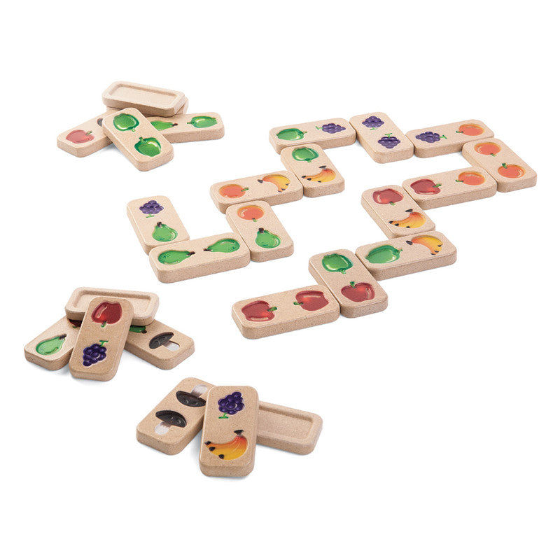 PlanToys Fruit&Veggie Domino (Gradient) - Laadlee