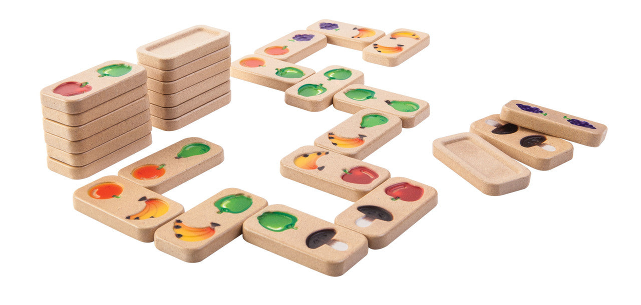 PlanToys Fruit&Veggie Domino (Gradient) - Laadlee