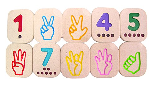 PlanToys Hand Sign Numbers 1 to 10 - Laadlee
