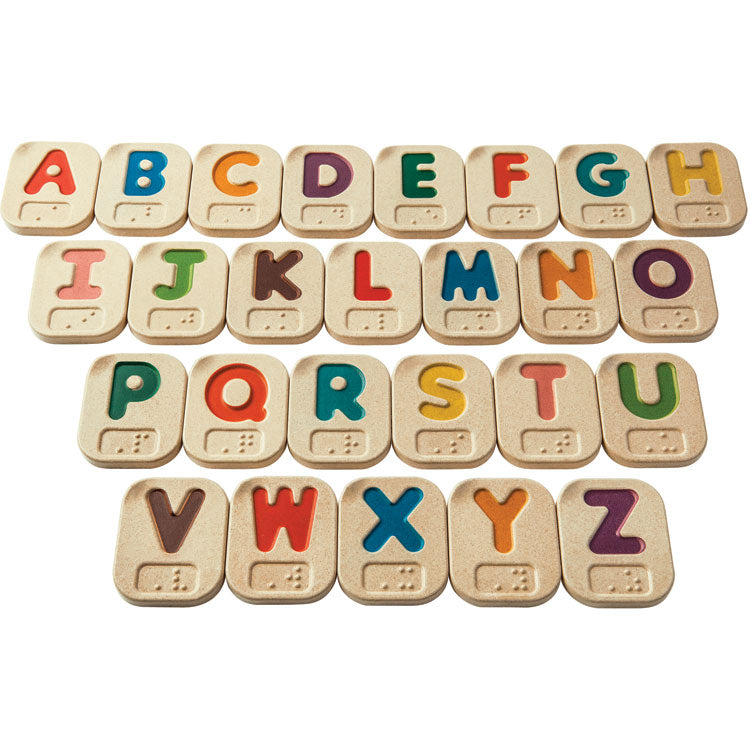 PlanToys Braille Alphabet A-Z - Laadlee