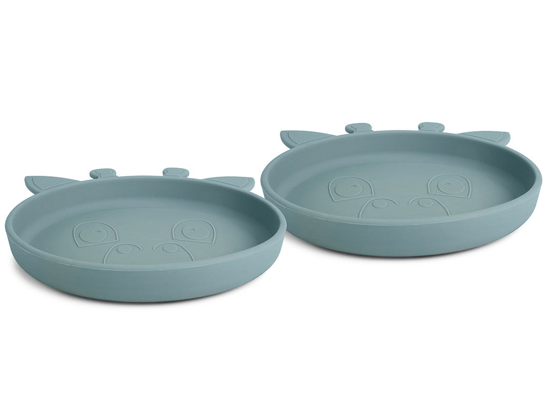 Nuuroo Akila Silicone Plate 2-pack Giraffe - Lead - Laadlee