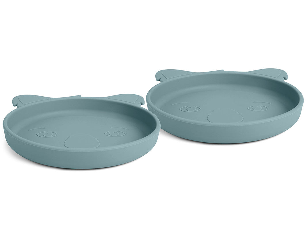 Nuuroo Akila Silicone Plate 2-pack Koala - Lead - Laadlee