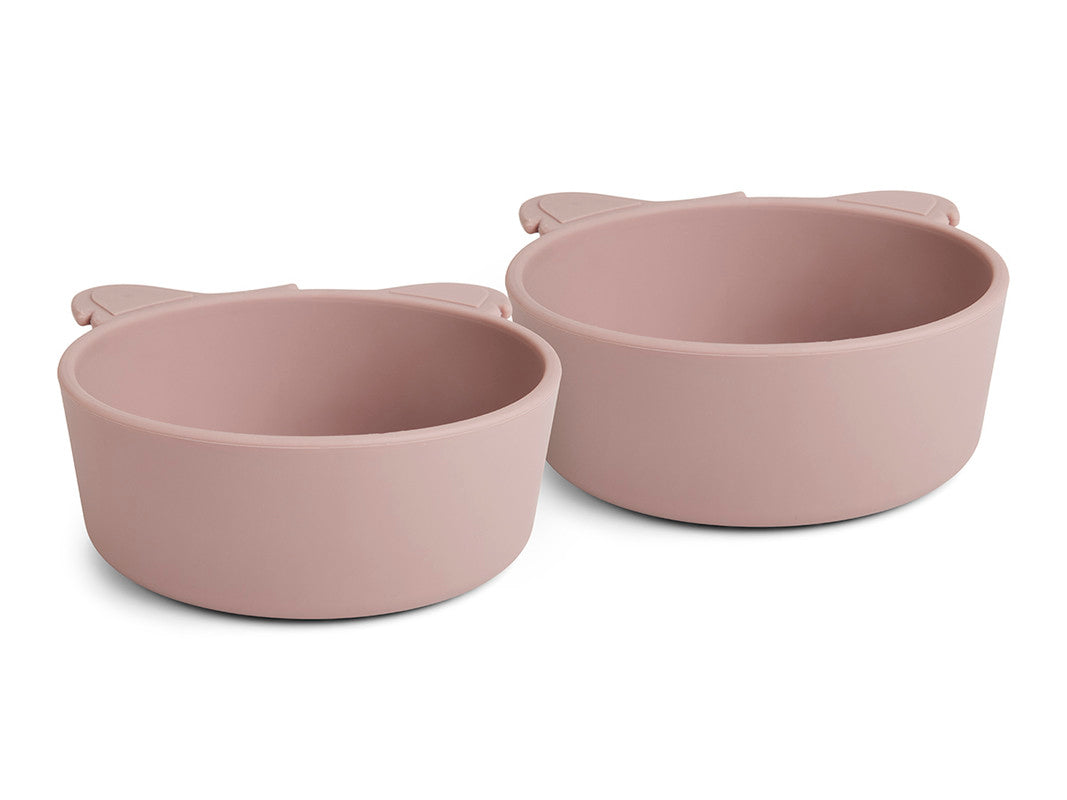 Nuuroo Alex Silicone Deep Plate 2-pack Koala - Woodrose - Laadlee