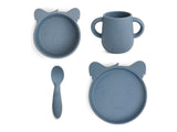Nuuroo Lykke Silicone Dinner Set 4-pack Koala - Bering Sea - Laadlee