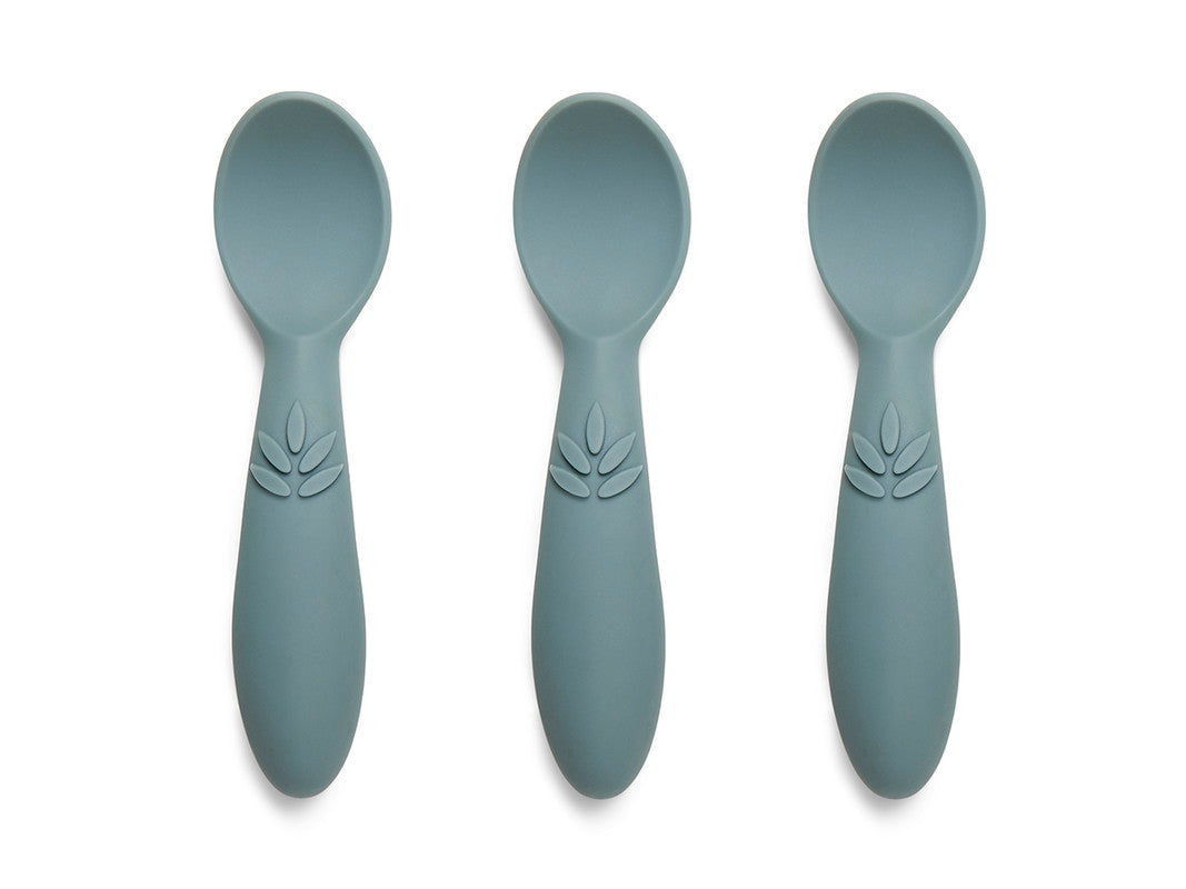 Nuuroo Ella Silicone Spoon 3-pack - Lead - Laadlee