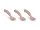 Nuuroo Ella Silicone Spoon 3-pack - Woodrose - Laadlee