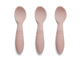 Nuuroo Ella Silicone Spoon 3-pack - Woodrose - Laadlee