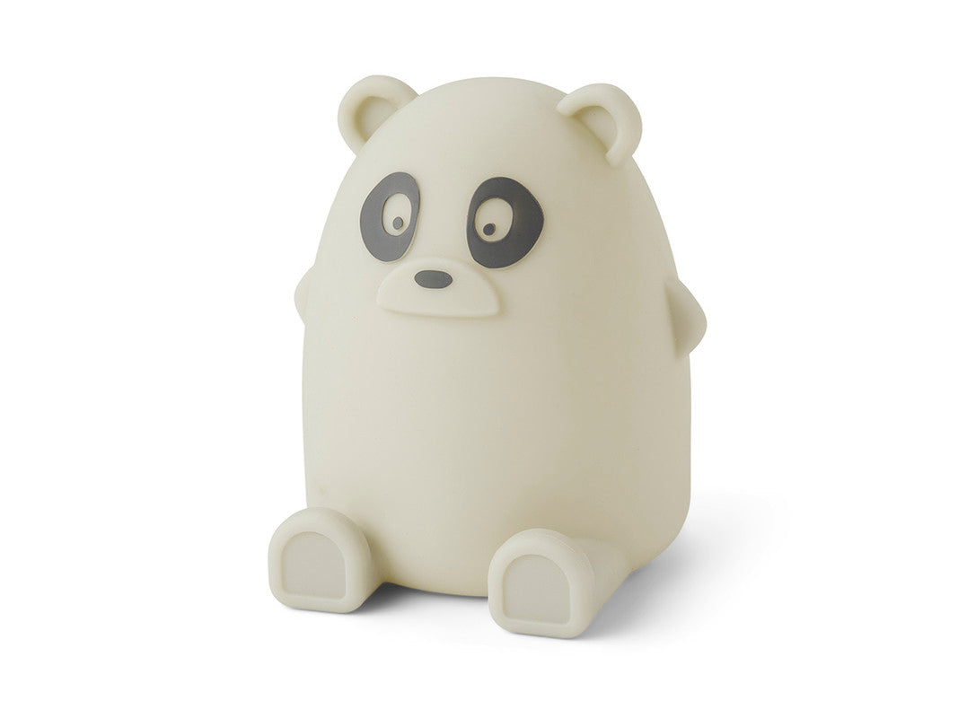 Nuuroo Ella Silicone Lamp Panda - Lunar Rock - Laadlee