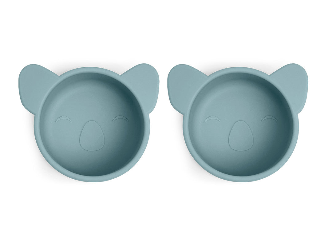Nuuroo Rosa Silicone Snack Box Small 2-pack Koala - Lead - Laadlee