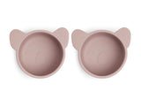 Nuuroo Rosa Silicone Snack Box Small 2-pack Koala - Woodrose - Laadlee