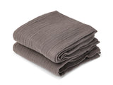 Nuuroo Bao Muslin Cloth 2-pack Solid - Falcon (70 x 70 cm) - Laadlee