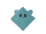 Nuuroo Bjork Hugging Muslin Cloth 2-pack Panda - Lead - Laadlee