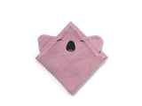 Nuuroo Bjork Hugging Muslin Cloth 2-pack Koala - Woodrose - Laadlee