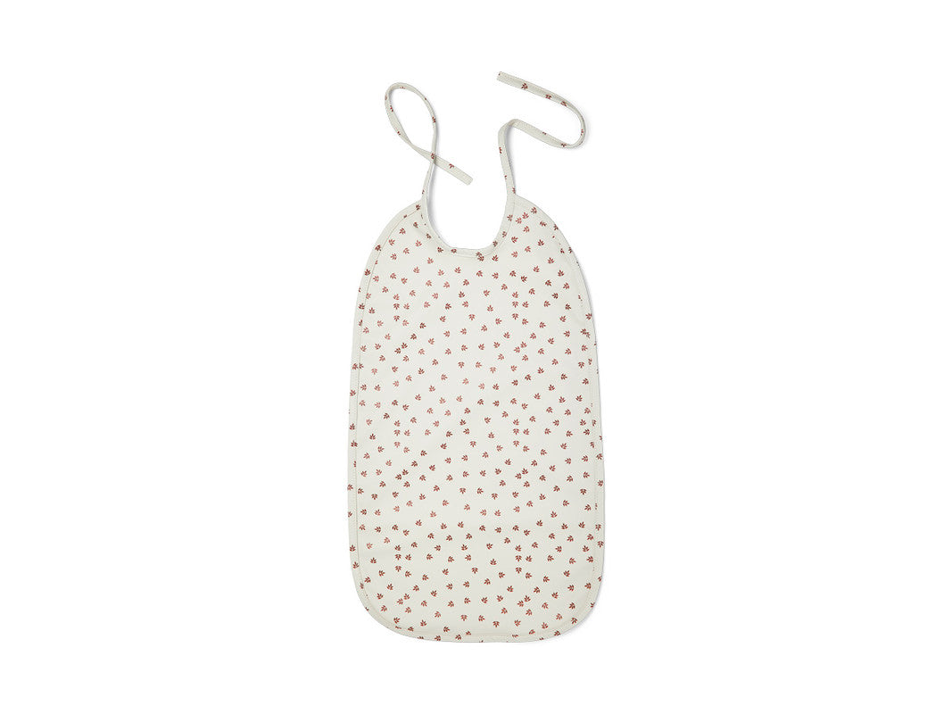 Nuuroo Alberte Long Coated Bib - Cream Leaf - Laadlee