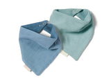 Nuuroo Acile Terry Bib 2-pack - Bering Sea/Lead - Laadlee