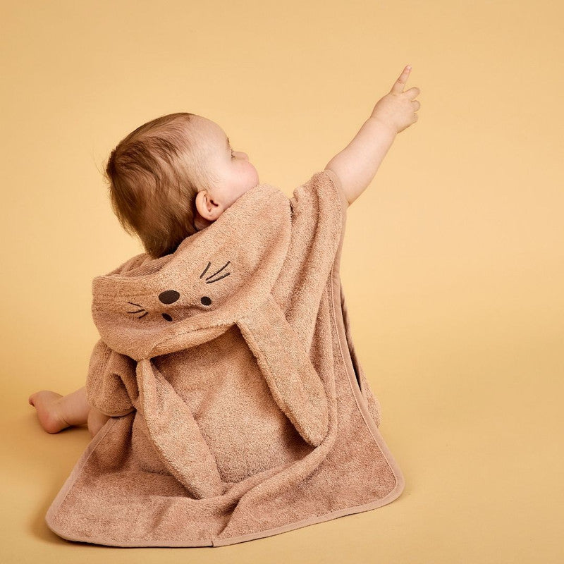 Nuuroo Adelin Poncho - Rose - Rabbit - Laadlee