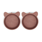 Nuuroo Alex Silicone Deep Plate 2-pack Koala - Red Mix - Laadlee