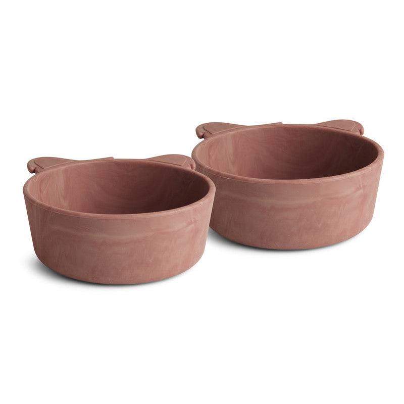 Nuuroo Alex Silicone Deep Plate 2-pack Koala - Red Mix - Laadlee