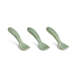 Nuuroo Ella Silicone Spoon 3-pack - Light Green Mix - Laadlee