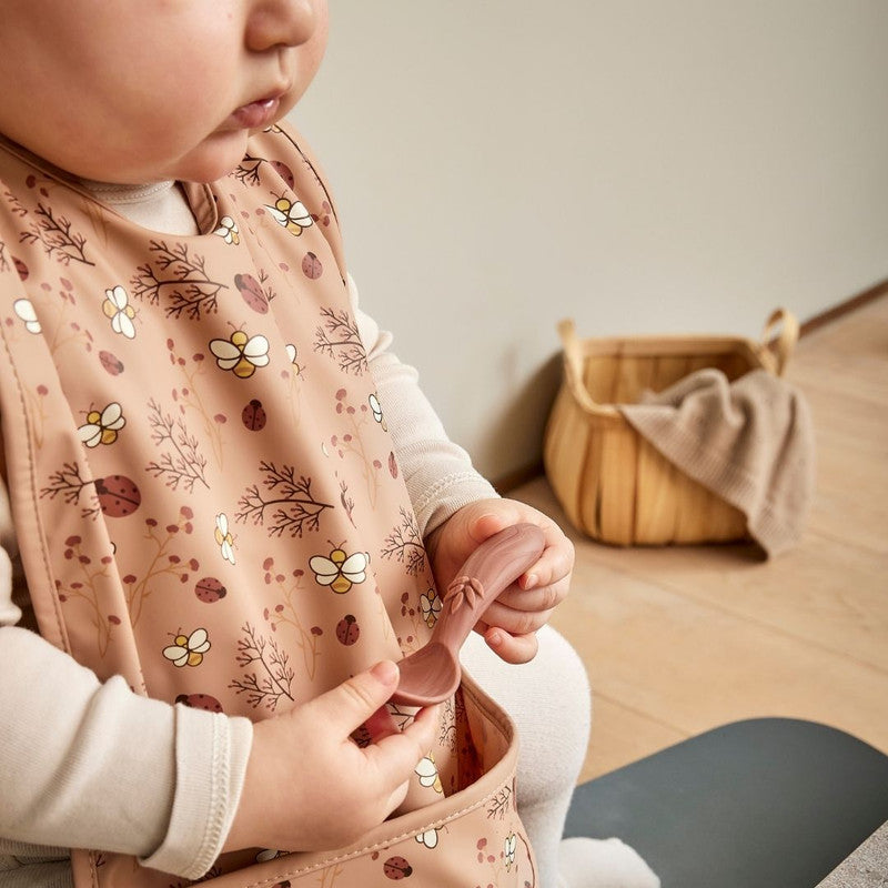 Nuuroo Ella Silicone Spoon 3-pack - Red Mix - Laadlee