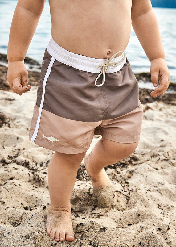 Nuuroo Milo Board Swim Shorts - Brown - Laadlee
