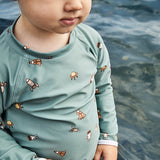 Nuuroo Kris Baby Tee LS - Green - Laadlee