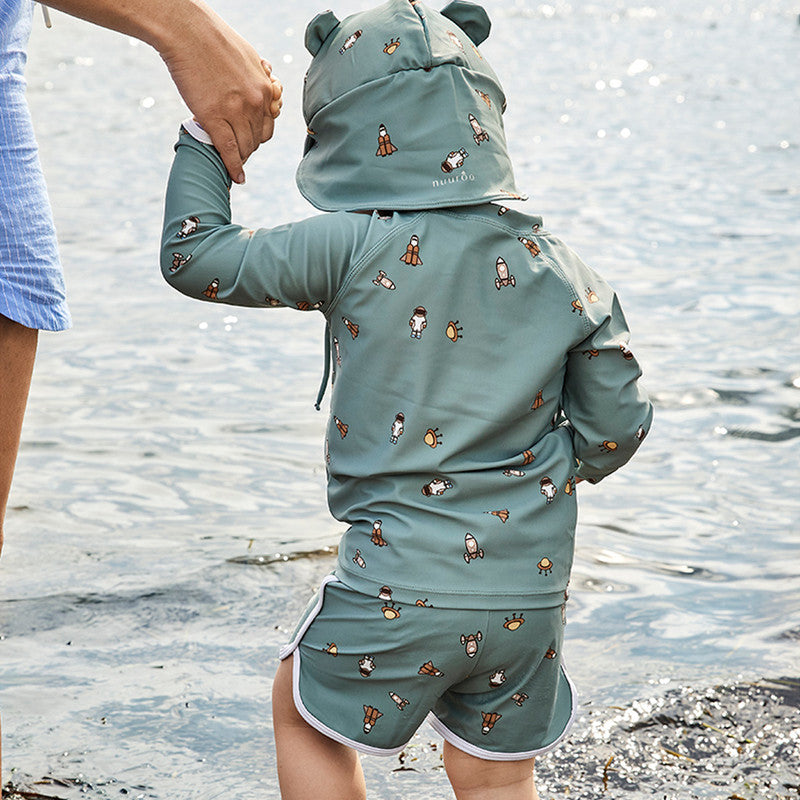 Nuuroo Kris Baby Tee LS - Green - Laadlee