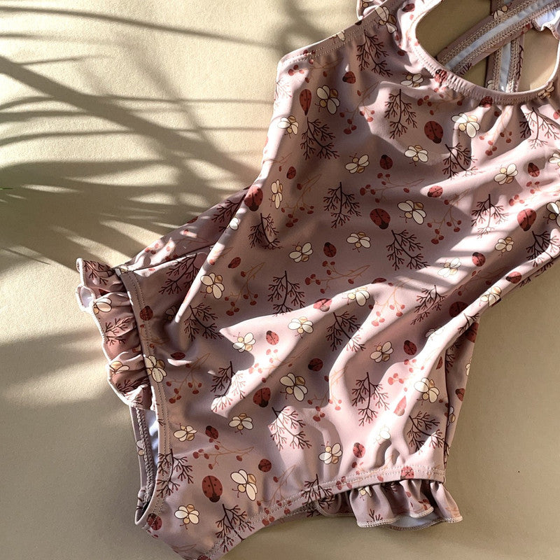 Nuuroo Ariel Baby Swimsuit - Brown - Laadlee