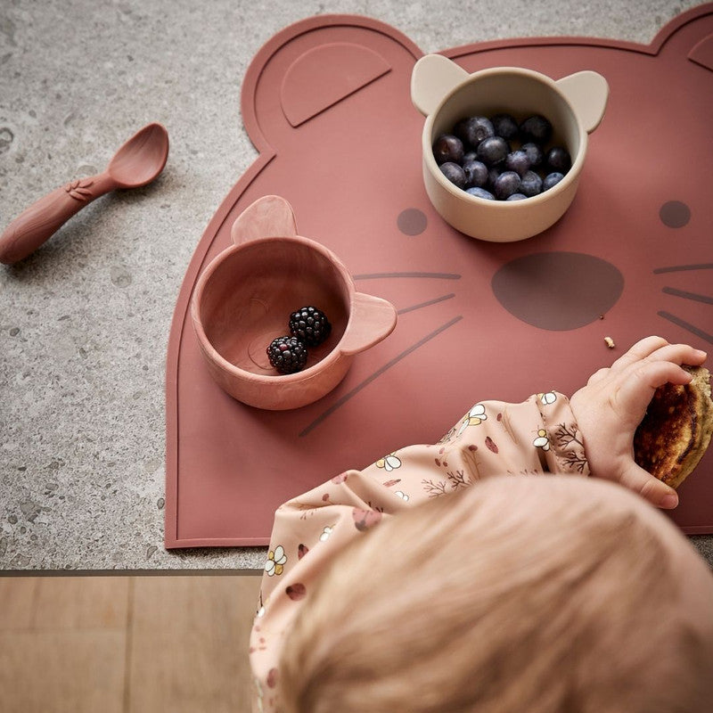 Nuuroo Ester Ear Silicone Placemat - Mahogany - Laadlee