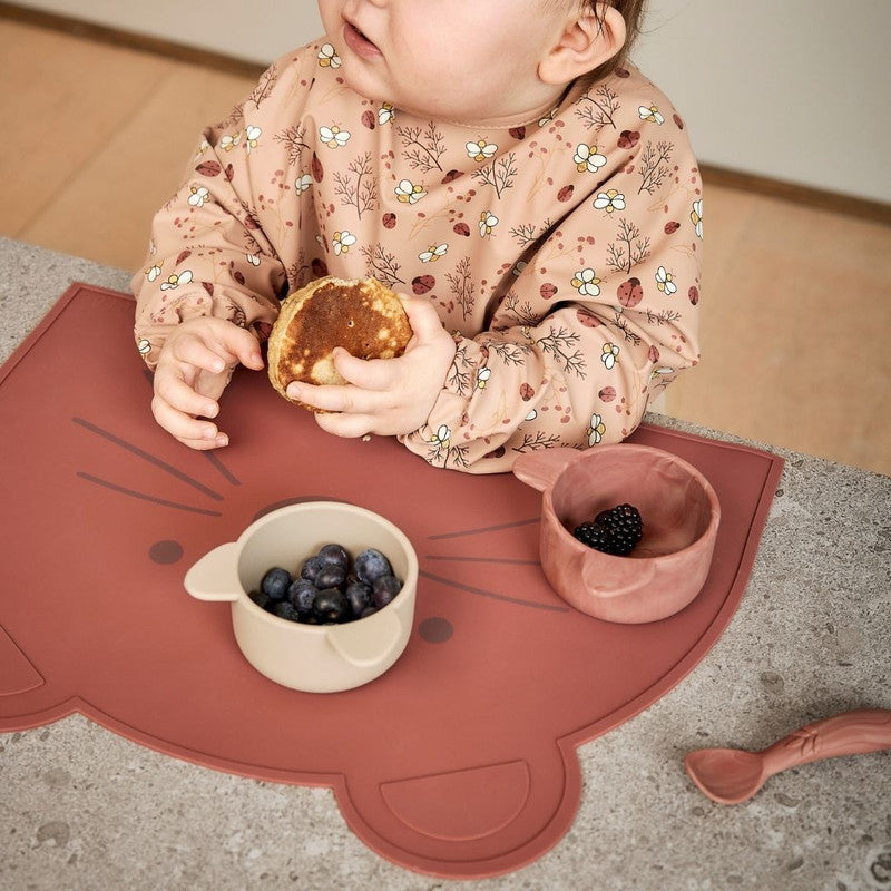 Nuuroo Ester Ear Silicone Placemat - Mahogany - Laadlee