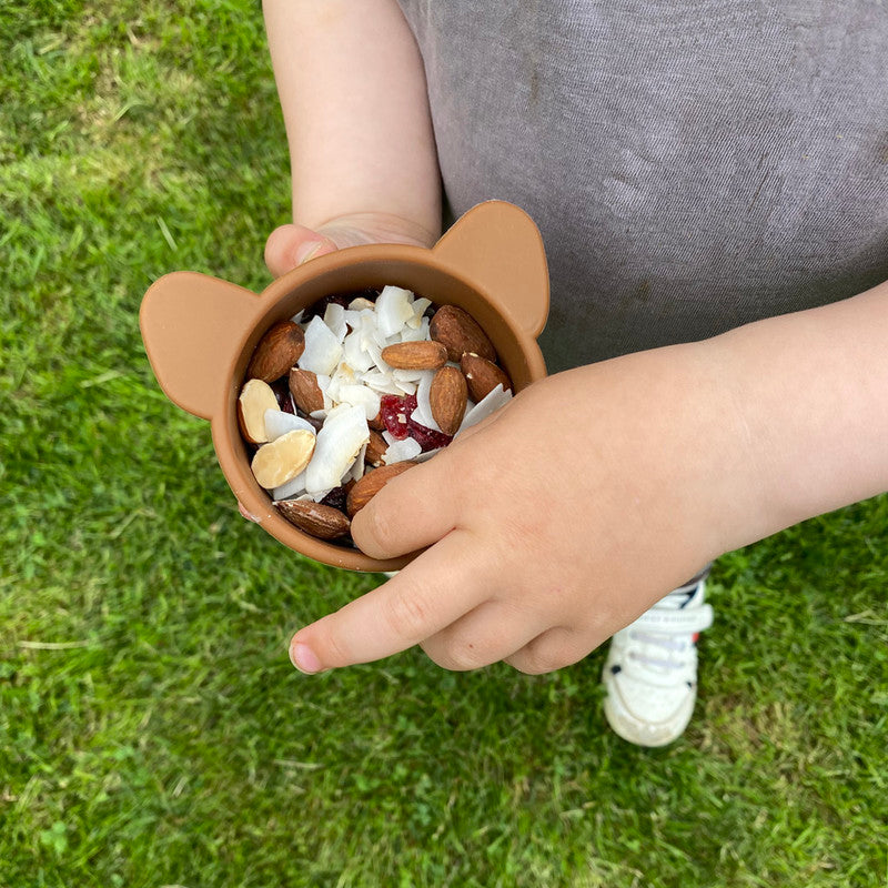 Nuuroo Rosa Silicone Snack Box Small 2-pack Koala - Caramel Cafe - Laadlee