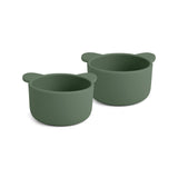 Nuuroo Rosa Silicone Snack Box Small 2-pack Koala - Dusty Green - Laadlee