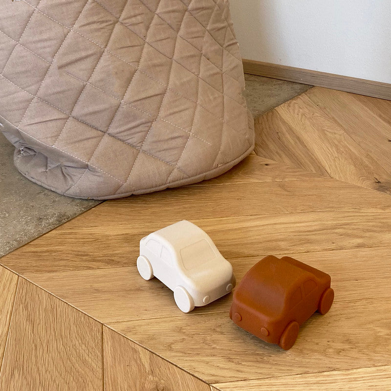 Nuuroo Gry Silicone Playcar 2-pack - Caramel Cafe Mix - Laadlee