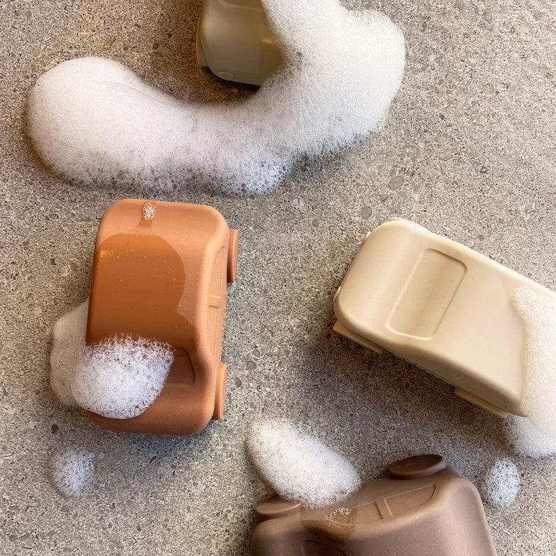 Nuuroo Gry Silicone Playcar 2-pack - Caramel Cafe Mix - Laadlee