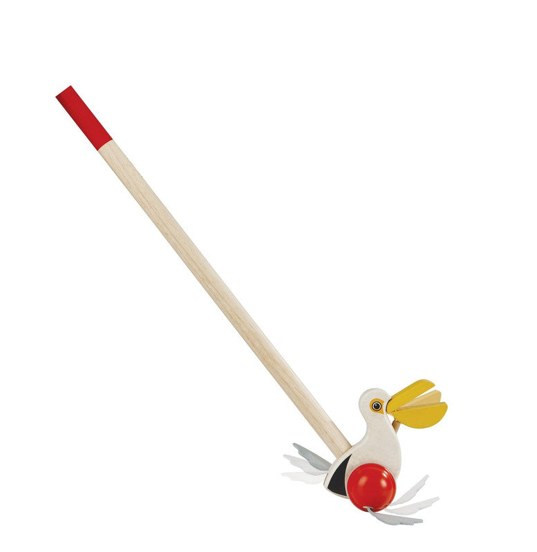 PlanToys Push-Along Pelican - Laadlee