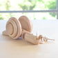 PlanToys Pull Along Snail-Natural - Laadlee