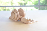 PlanToys Pull Along Snail-Natural - Laadlee