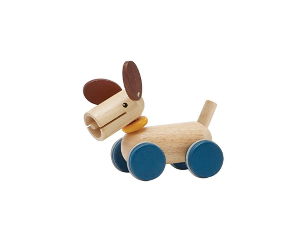 PlanToys Push and Pull Puppy - Laadlee