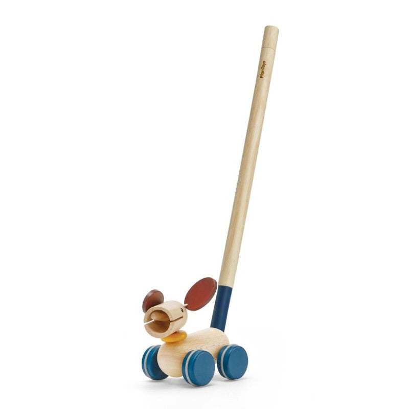 PlanToys Push and Pull Puppy - Laadlee