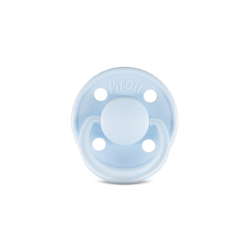 Rebael Mono Round Pacifier Size 1 - Tiny Sky - Laadlee