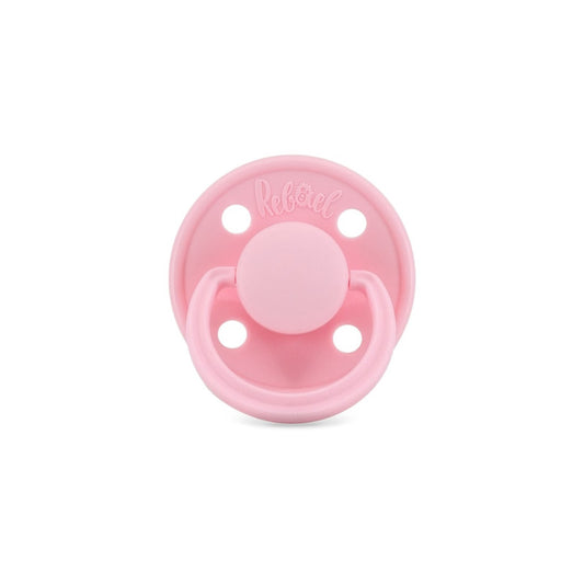 Rebael Mono Round Pacifier Size 1 - Sweet Pink - Laadlee