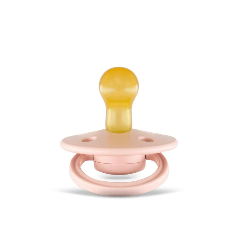 Rebael Mono Round Pacifier Size 1 - Baby Blush - Laadlee