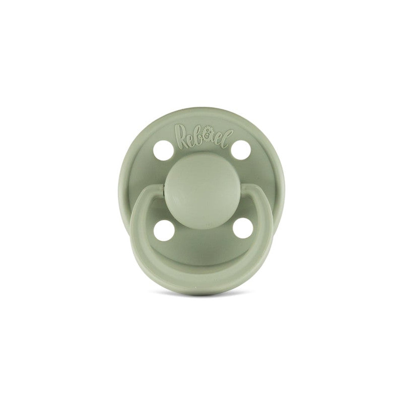Rebael Mono Round Pacifier Size 1 - Laurel - Laadlee