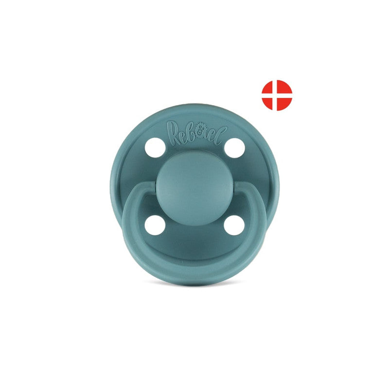 Rebael Mono Round Pacifier Size 2 - Powder - Laadlee