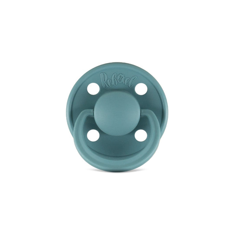 Rebael Mono Round Pacifier Size 2 - Powder - Laadlee